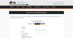 Desktop Screenshot of cib.dima.hu